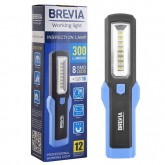 Brevia 11310 LED Инспекционный фонарь 8SMD+1W LED 300lm, 3xAA