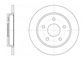 REMSA 614700 Тормозной диск задний Ford Scorpio 85-94 (252x10) (5 отв.)